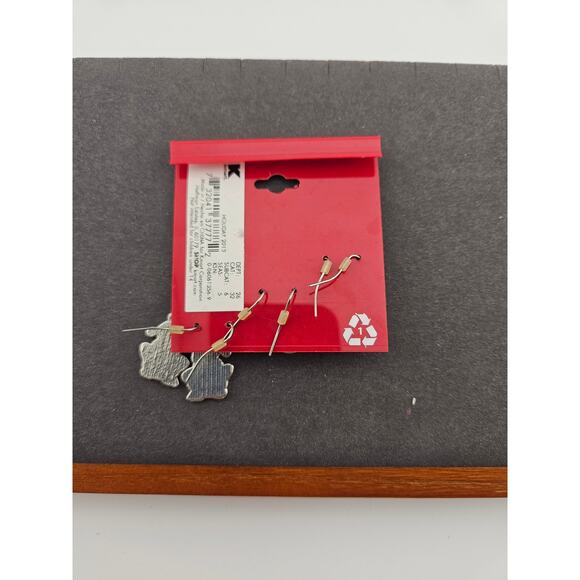 Holiday Editions 3 Pair Earrings Set Christmas Dangle Drop Bells Snowman New - Picture 2 of 3